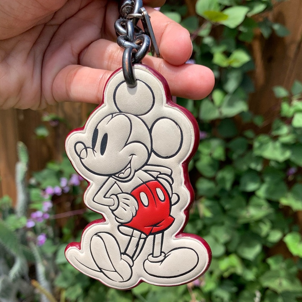 Coach Mickey Mouse Keychain